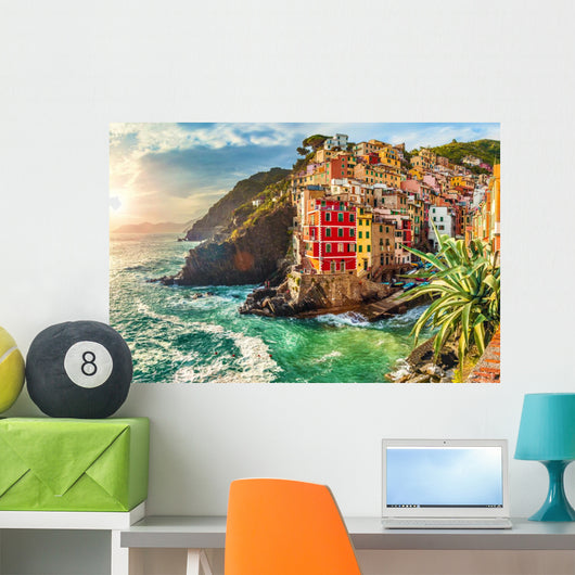 Riomaggiore Cinque Terre Italy Wall Decal