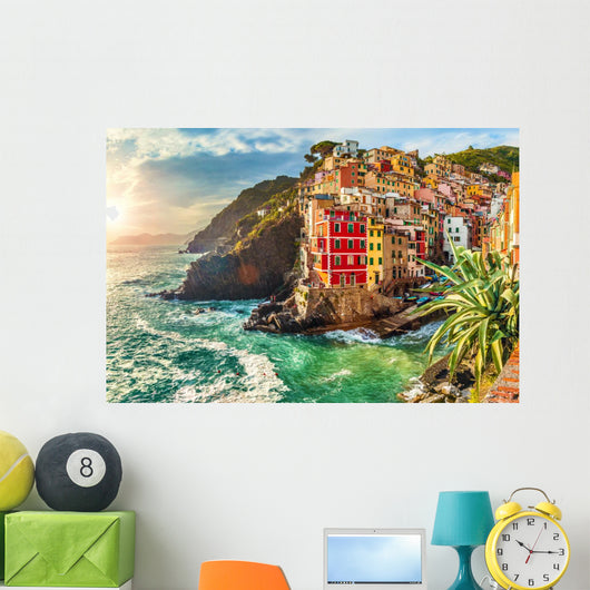 Riomaggiore Cinque Terre Italy Wall Decal