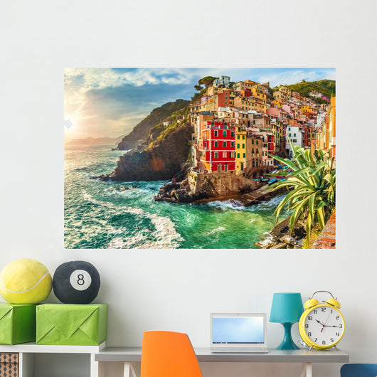 Riomaggiore Cinque Terre Italy Wall Decal