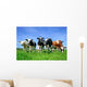 Colorful Dairy Cows Wall Decal