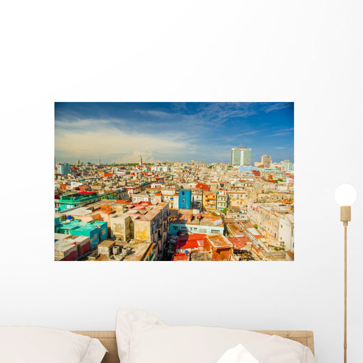 Panorama Havana City Vedado Wall Decal