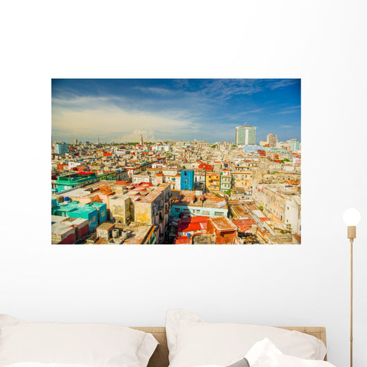 Panorama Havana City Vedado Wall Decal