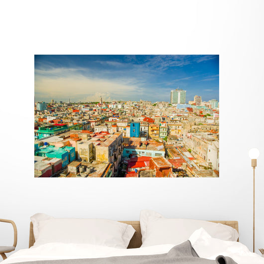 Panorama Havana City Vedado Wall Decal