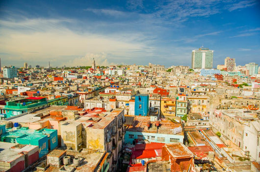 Panorama Havana City Vedado Wall Decal