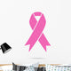 Pink Ribbon with Shadow Wall Decal
