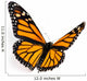 Monarch Butterfly White Wall Decal