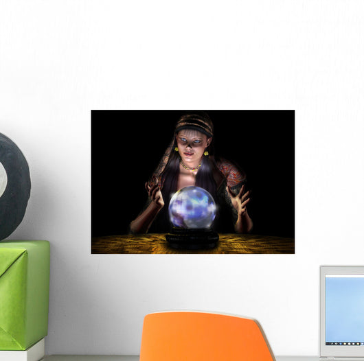 Fortune Teller Black Wall Decal