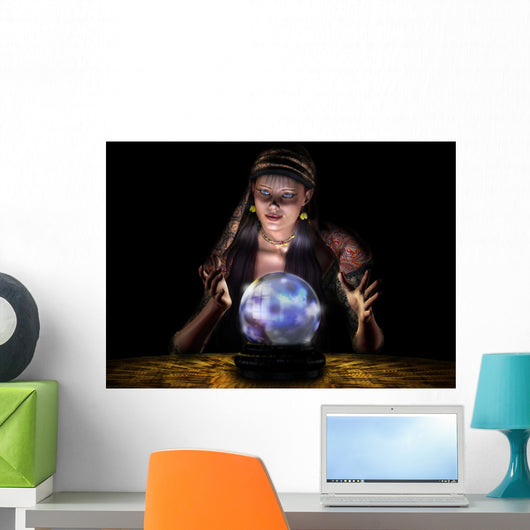 Fortune Teller Black Wall Decal