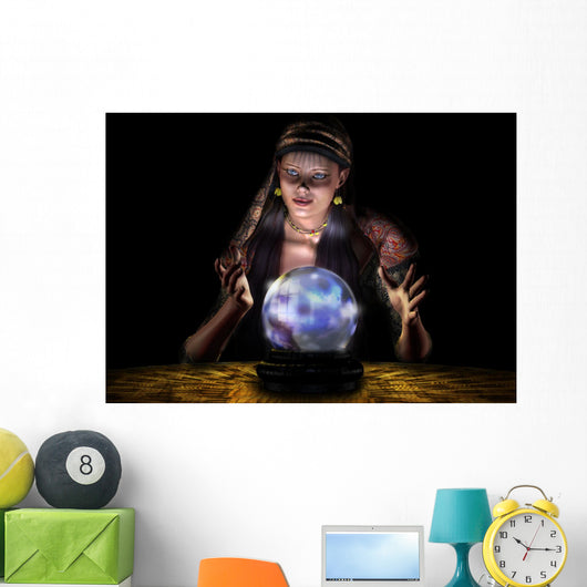 Fortune Teller Black Wall Decal