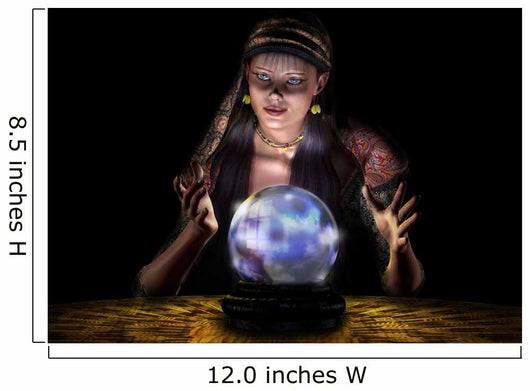 Fortune Teller Black Wall Decal