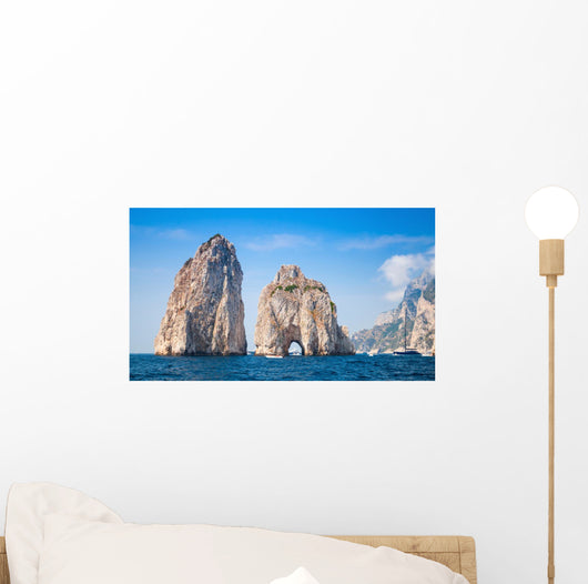Capri Island Famous Faraglioni Wall Decal