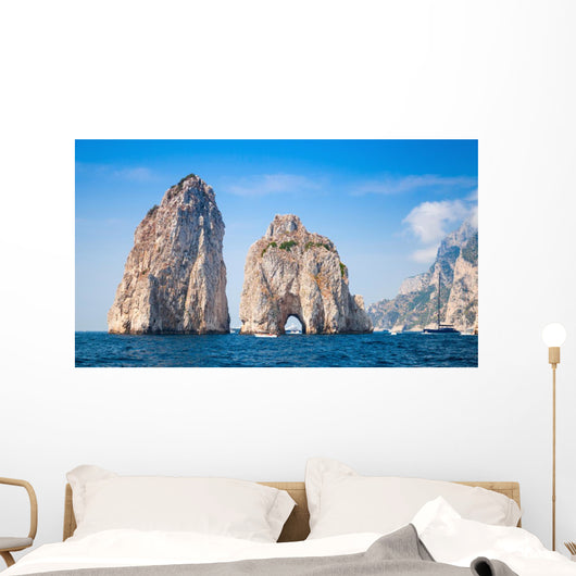 Capri Island Famous Faraglioni Wall Decal