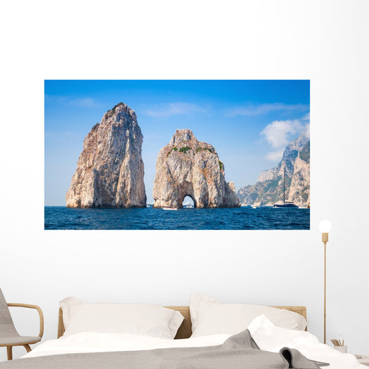 Capri Island Famous Faraglioni Wall Decal