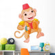 Musical Monkey Wall Decal