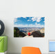 Man Hiking Overlooking Epic Wall Decal
