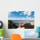 Man Hiking Overlooking Epic Wall Decal