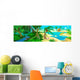 Cartoon Jungle and Sea Wall Decal Panoramic
