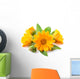 Yellow Calendula Flower Wall Decal