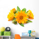 Yellow Calendula Flower Wall Decal