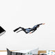 Female Diver Wall Decal