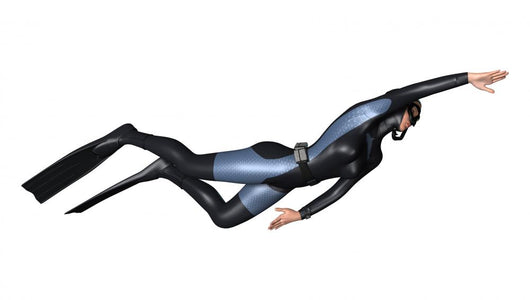 Female Diver Wall Decal