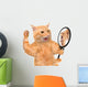 Vain Cat Wall Decal