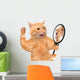 Vain Cat Wall Decal