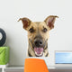 Happy Dog Face Wall Decal