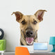 Happy Dog Face Wall Decal