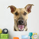 Happy Dog Face Wall Decal