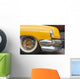 Yellow Chrome Classic Car Wall Decal