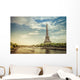 Eiffel Tower from Low Wall Decal