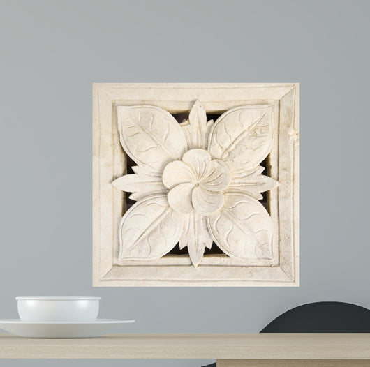 Bali Stone Carving Wall Decal