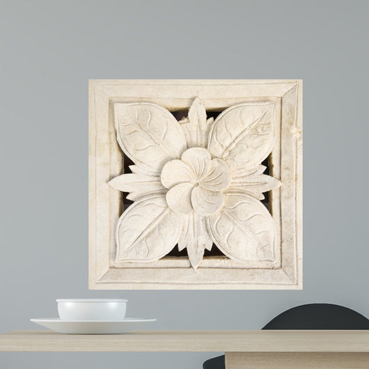 Bali Stone Carving Wall Decal