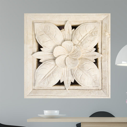 Bali Stone Carving Wall Decal
