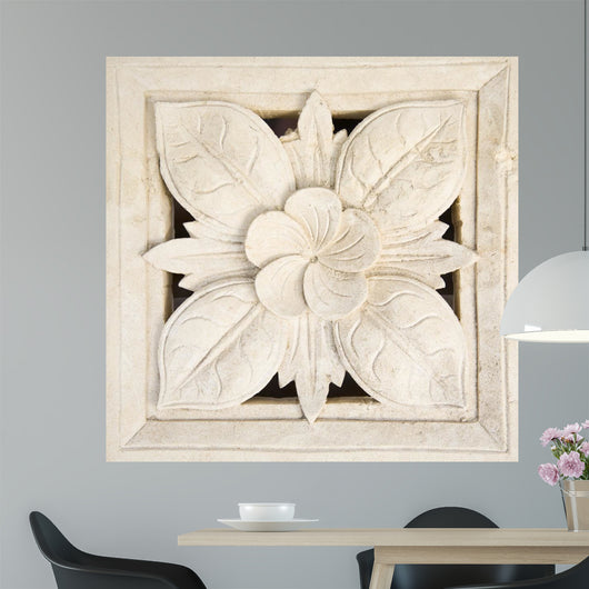 Bali Stone Carving Wall Decal