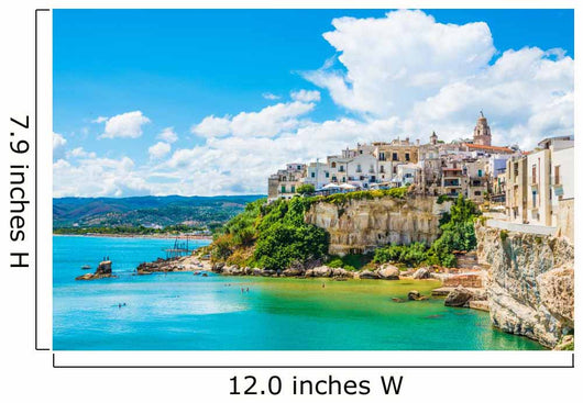 Vieste Panoramic Apulia South Wall Decal