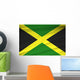 National Flag Jamaica Waving Wall Decal