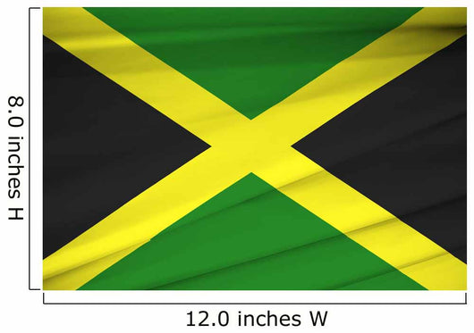 National Flag Jamaica Waving Wall Decal