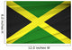 National Flag Jamaica Waving Wall Decal
