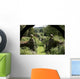 English Garden from Gazebo Wall Decal