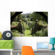 English Garden from Gazebo Wall Decal