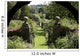 English Garden from Gazebo Wall Decal
