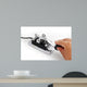 Vintage Morse Telegraph Key Wall Decal