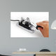 Vintage Morse Telegraph Key Wall Decal