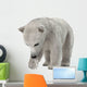 Digging Polar Bear Cub Wall Decal