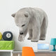 Digging Polar Bear Cub Wall Decal