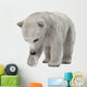 Digging Polar Bear Cub Wall Decal