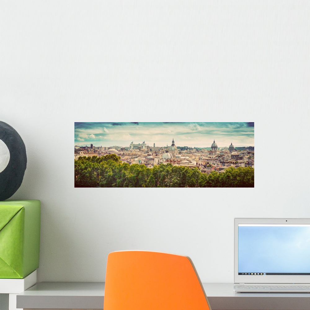 Panorama Ancient City Rome Wall Decal - WallMonkeys.com – Wallmonkeys