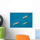 Three Kayaks Wall Decal
